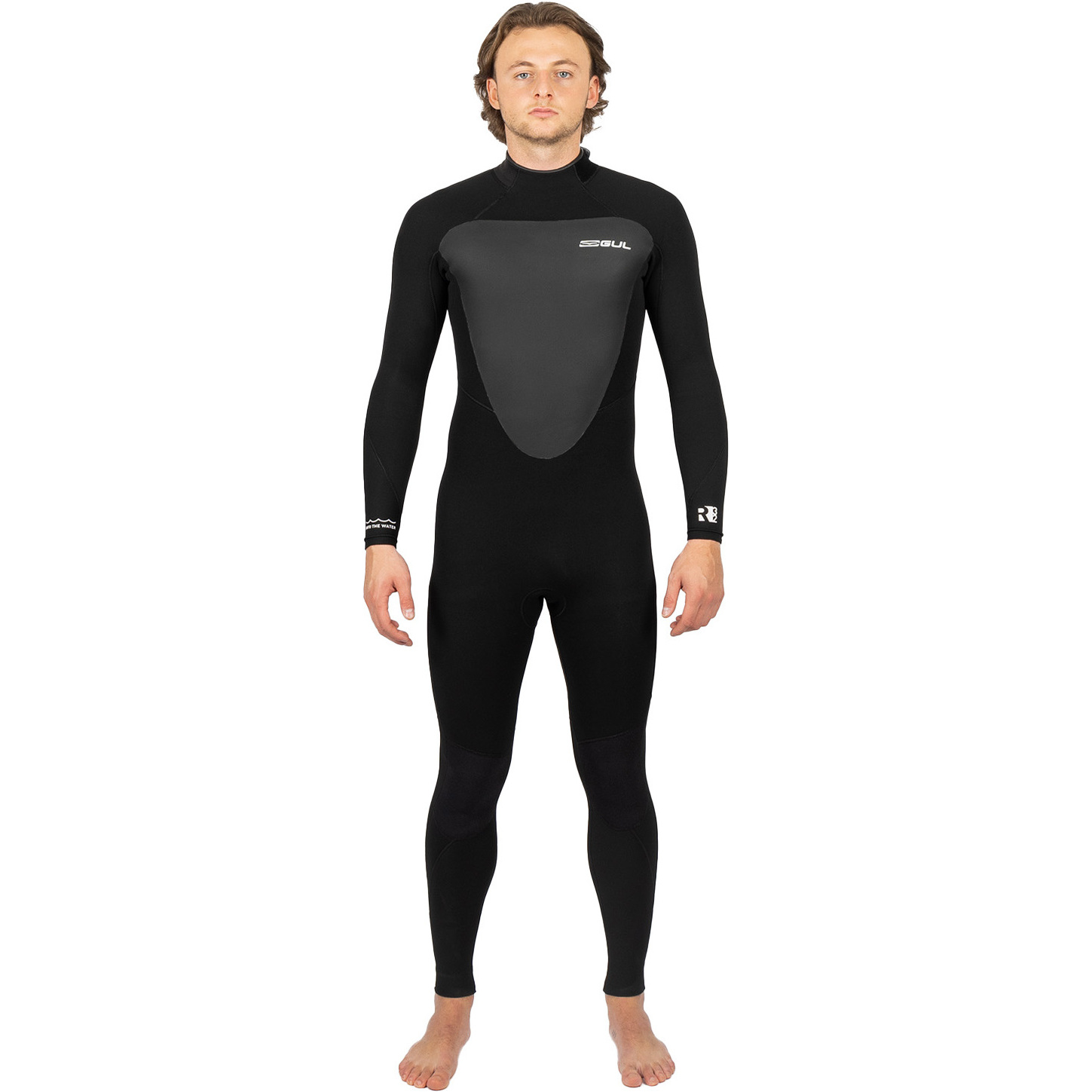 2026 Gul Mens Response 5/3mm GBS Back Zip Wetsuit RE1213-C1 - Black